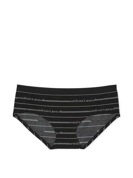 Трусики-хипстер женские с микрофибры Victoria's Secret Seamless Hiphugger Panty черные 67h-ul7-6xt фото