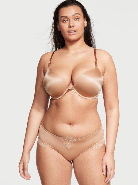 Бюстгальтер з подвійним пуш-ап Victoria's Secret Bombshell Add-2-Cups Smooth Push-Up Bra бежевий e16-vci-h43 фото