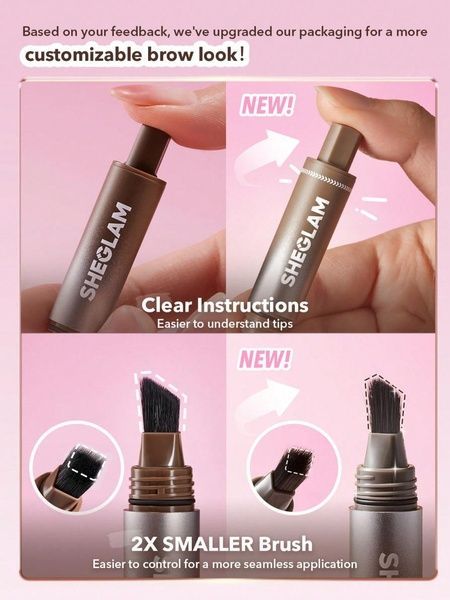 Маркер-помадка для бровей Sheglam Brow-Fection Angled Brush & Dip Latte 1.2 мл i25-28i фото