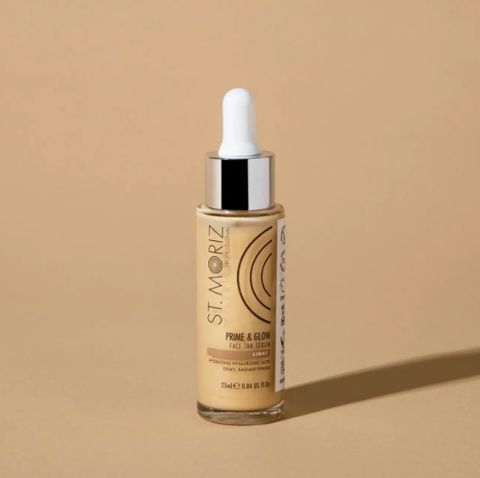Сыворотка-автобронзат для лица с шиммером St.Moriz Professional Prime&Glow Serum, 25 мл i4i-2ci фото