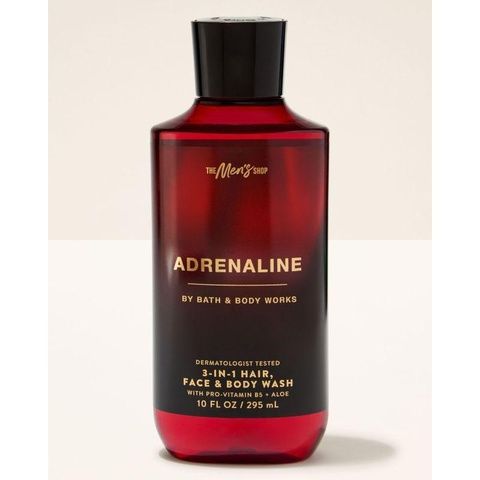 Гель для душу 3 в 1 чоловічий Adrenaline Bath&Body Works, 295 мл 028021118 фото