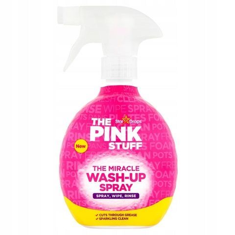 Средство для мытья посуды и чистки всех поверхностей жира The Pink Stuff The Miracle Wash-Up Spray 500 мл ia5-48c фото