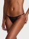 Трусики-стринги жіночі мереживні Victoria's Secret Lacie Sheer Heritage String Thong Panty&nbsp;чорні ubj-wm1-mp7 фото 2