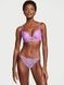 Трусики-стринги женские люксовые Victoria's Secret Doube Shine Strap ace Thong Panty сиреневые d0n-87o-56c фото 5
