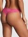 Трусики-стринги женские бесшовные PINK Victoria's Secret No-Show Thong Panty розовые c1l-vjs-62n фото 3