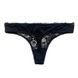 Трусики-стринги женские люксовые Victoria's Secret черные 703-601 фото 2