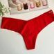 Трусики-стринги женские бесшовные PINK Victoria's Secret No-Show Thong Panty красные gyh-oyq-fpw фото 2