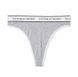 Трусики-стрінги з високою посадкою Victoria's Secret Logo Cotton High-Waist Thong Panty світло-сірі S z9h-y1y-pqo фото 2