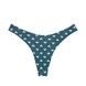 Трусики-стрінги жіночі бавовняні Victoria's Secret Stretch Cotton High-Leg Scoop Thong Panty морська хвиля M b85-e16-nkb фото 1