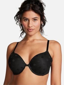 Бюстгальтер c пуш-ап PINK Victoria's Secret Wear Everywhere Push-Up Bra черный onz-pb7-hdi фото