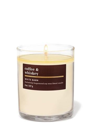 Свеча ароматическая Coffee & Whiskey Bath&Body Works 227 г 028018433 фото