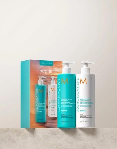 Набор для восстановления (шампунь+кондиционер) MoroccanOil Duo 2025 Repair Shampoo and Conditioner 500мл+500мл 900500 фото