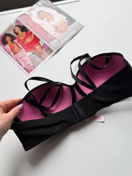 Топ без косточек черный PINK Victoria's Secret S 0i4-5i5 фото