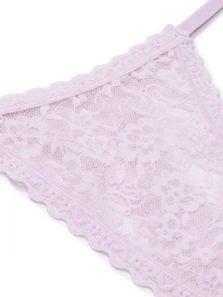 Трусики-стринги женские кружевные Victoria's Secret&nbsp;Lace String Thong Panty сиреневые 0qj-f10-p51 фото