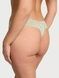 Трусики-стринги женские Victoria's Secret Lace-Up Lace Thong Panty зеленые 2og-m5g-gux фото 3