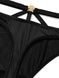 Трусики-стринги женские люксовые Victoria's Secret So Obsessed Strappy Thong Panty черные zwe-64q-w1r фото 3