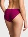 Трусики-бикини женские хлопковые Victoria's Secret Lace-Waist Bikini Panty бордовые  7n4-3at-7e0 фото 2