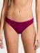 Трусики-бикини женские хлопковые Victoria's Secret Lace-Waist Bikini Panty бордовые  7n4-3at-7e0 фото 1