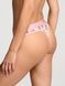 Трусики-стринги жіночі бавовняні з логотипом Victoria's Secret Logo Cotton Shine Patch Thong Panty рожеві z7q-i7y-fgi фото 2