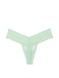 Трусики-стринги женские Victoria's Secret Lace-Up Lace Thong Panty зеленые 2og-m5g-gux фото 2