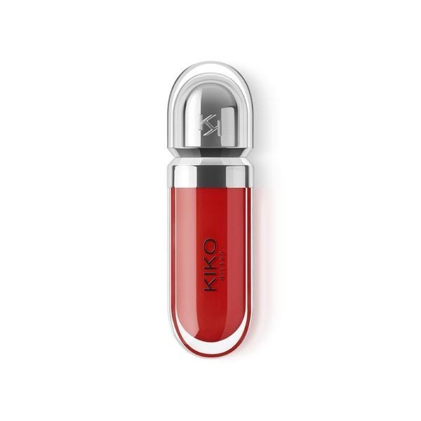 Блеск для губ Kiko Milano 3D Hydra Lipgloss 6,5 мл 13 Fire Red 742-1b4-5b5 фото