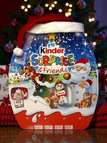 Адвент-календарь с шапочкой Kinder Surprise&friends 370 г 3i0-ia8 фото