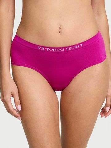 Трусики-хипстер женские с микрофибры Victoria's Secret Seamless Hiphugger Panty фуксия cnx-9v0-3mh фото