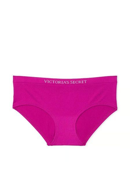 Трусики-хипстер женские с микрофибры Victoria's Secret Seamless Hiphugger Panty фуксия cnx-9v0-3mh фото