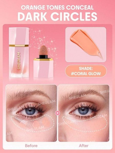 Жидкие румяна Sheglam Color Bloom Liquid Blush-Coral Glow 365-6ai фото