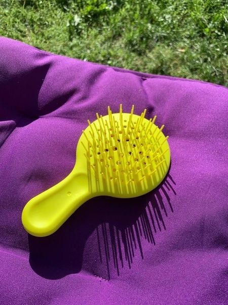 Гребінець для волосся Janeke Superbrush Mini Жовтий неон gth-jpj-2fj фото