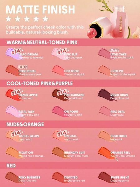 Жидкие румяна Sheglam Color Bloom Liquid Blush-Coral Glow 365-6ai фото
