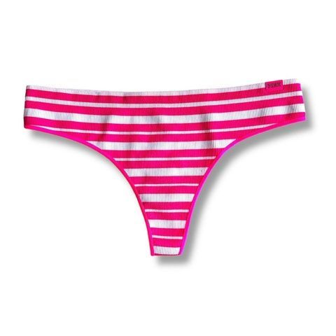 Трусики-стринги женские с микрофибры PINK Victoria's Secret розовые 8ny-zfy-5gh фото