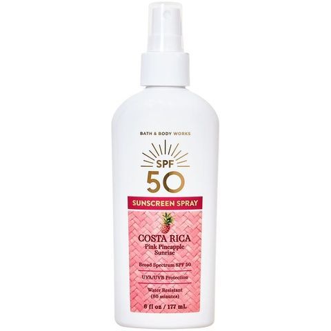Солнцезащитный спрей Bath & Body Works Pink Pineapple Sunrise Spray SPF50 177 мл 028023535 фото