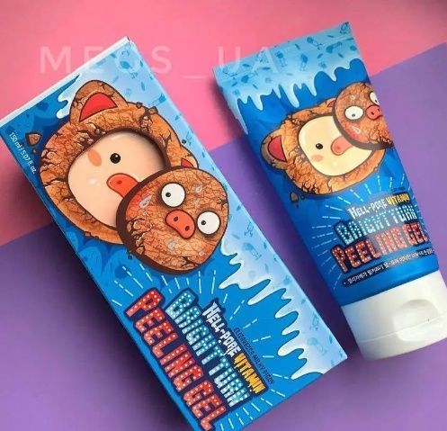 Пілінг-скатка для обличчя Elizavecca Hell-Pore Vitamin Brightturn Peeling Gel, 150 мл 0c8-276 фото