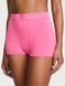 Трусики-шорти жіночі бавовняні Victoria's Secret Logo Cotton Lace Patch High-Waist Boyshort Panty рожеві cct-ent-gb0 фото 1
