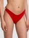 Трусики-стринги женские хлопковые PINK Victorias Secret Cotton Side-Tie Panty красные  dve-3vy-hn0 фото 1