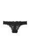 Трусики-стринги женские люксовые кружевные Victoria's Secret черные i5z-19i-v1p фото 4