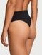 Трусики-стринги жіночі безшовні з високою посадкою Victoria's Secret No-Show Thong Panty чорні 7v4-qs3-l0f фото 2