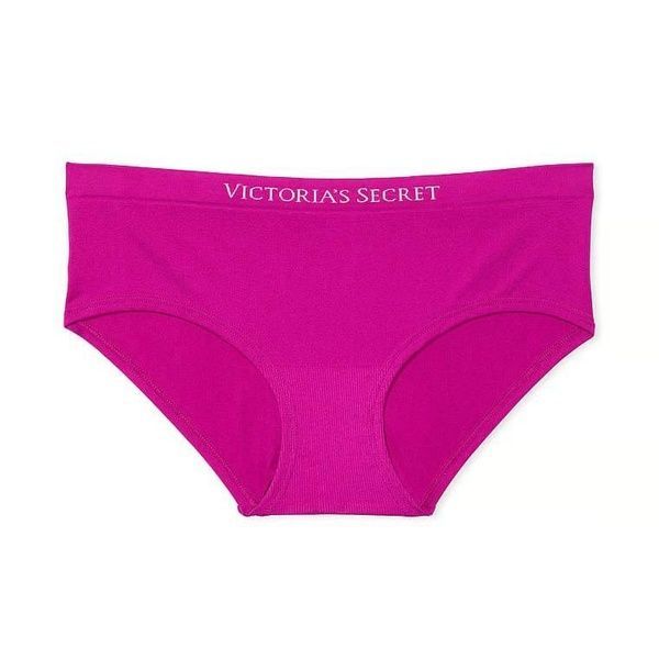 Трусики-хипстер женские с микрофибры Victoria's Secret Seamless Hiphugger Panty фуксия cnx-9v0-3mh фото