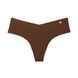 Трусики-стринги бесшовные Victoria's Secret No-Show Thong Panty коричневые uqk-txg-wzx фото 1