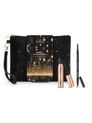 Набор для глаз Kiko Milano Holiday Wonderlights Stayglam Black Duo Eyes Gift Set 09c-a8a фото