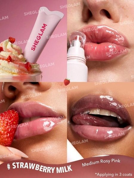 Набор увлажняющих блесков для губ Sheglam Crystal Glaze Moisturizing Lip Care Set, 4шт х 10мл 14b-0c8 фото