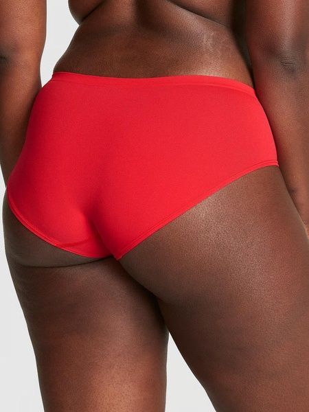 Трусики-хіпстер жіночі з мікрофібри PINK Victoria's Secret Seamless Hiphugger Panty червоні heb-j4z-sbt фото