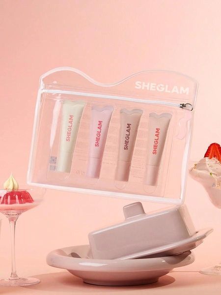 Набор увлажняющих блесков для губ Sheglam Crystal Glaze Moisturizing Lip Care Set, 4шт х 10мл 14b-0c8 фото