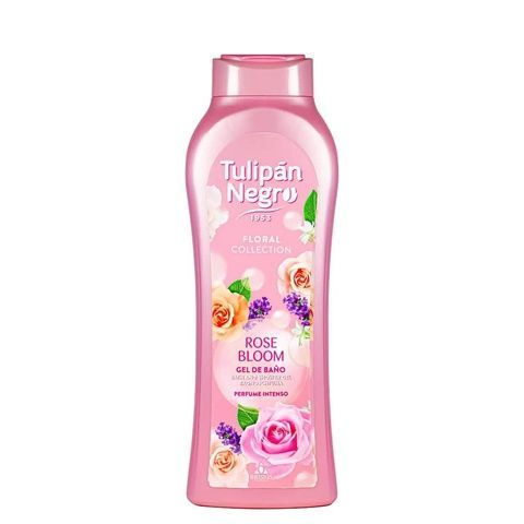 Гель для душа TULIPAN NEGRO Rose Bloom Цветок розы, 650 мл 744-a17 фото