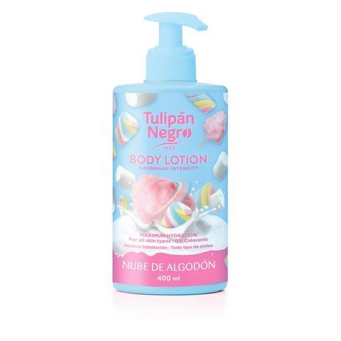 Лосьон для тела с дозатором TULIPAN NEGRO Nube de Algod&oacute;n - Хлопковое облако, 400 мл ac7-299 фото