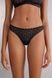 Трусики-бразиліана жіночі мереживні з мікрофібри Intimissimi Lace and Microfiber Brazilian чорні SBD96M4 фото 1