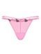 Трусики-стрінги жіночі Victoria's Secret PINK Wink Strappy V-String Thong Panty рожеві o9g-laf-4im фото 2