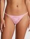 Трусики-стринги кружевные женские PINK Victoria's Secret Wink V-String Panty розовые bp0-80l-rol фото 3