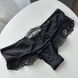Трусики-чики женские люксовые Victoria's Secret черные fzq-c4m-36d фото 1